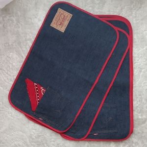 Levi's jeans placemats